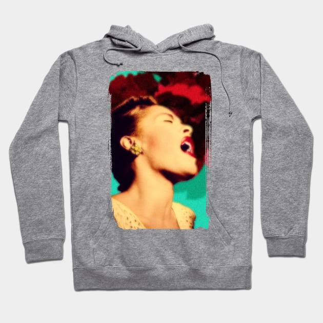 Billie Holiday Hoodie by HAPPY TRIP PRESS